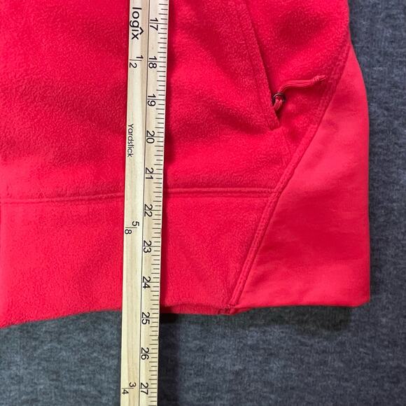 Columbia Pink Fleece Full Zip Hoodie Girls XL Thumbhole Sleeves - Picture 8 of 10